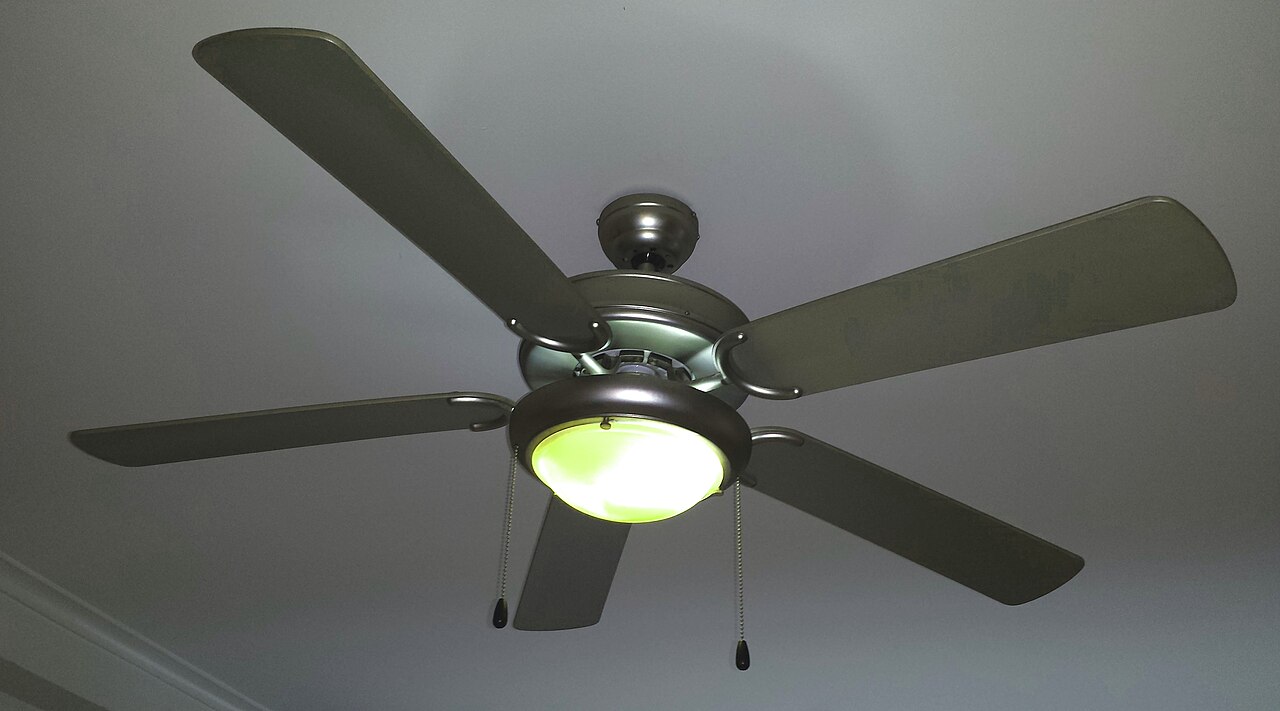 Ventilador de techo con lámpara